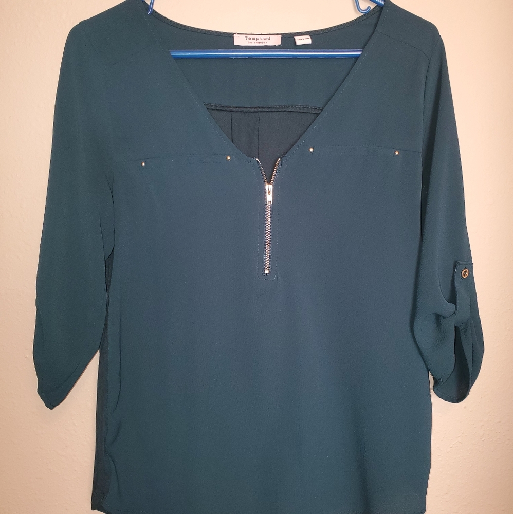 Green Tempted top